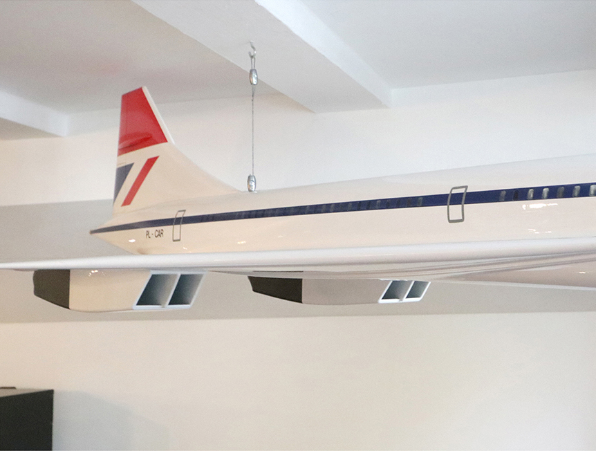 Fokker 1/25 British Airways Concorde model for sale