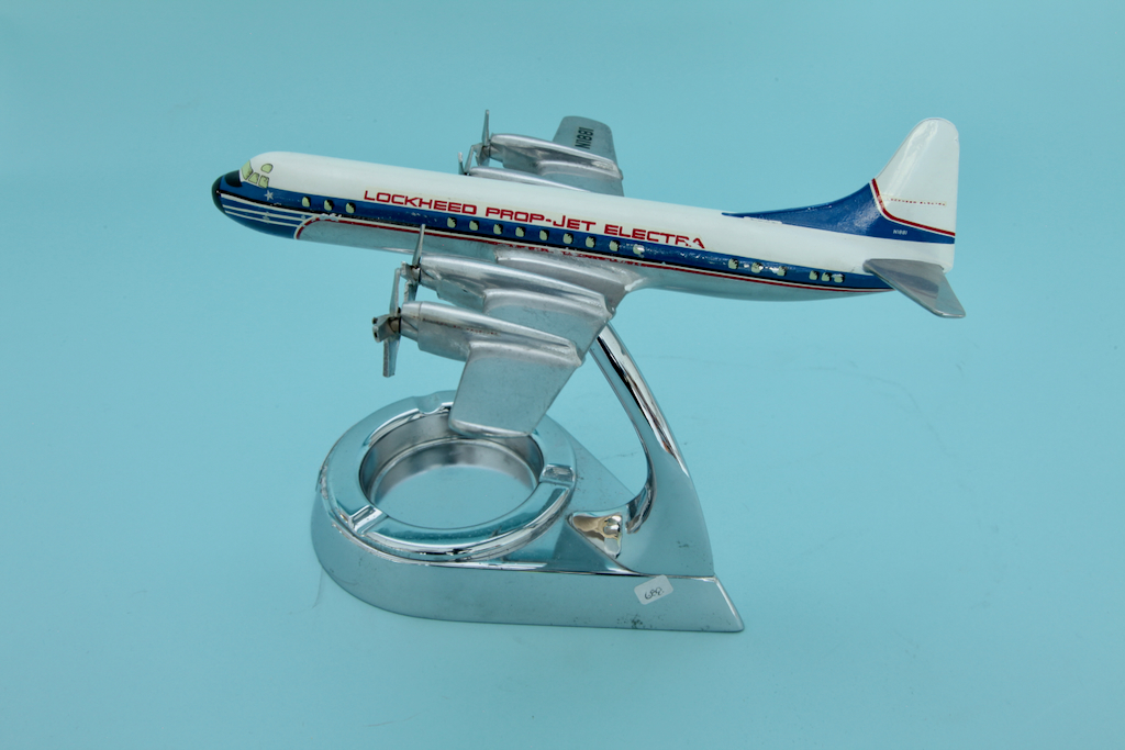 W Osgaard 1/125 Lockheed L-188 Electra Ashtray model for sale