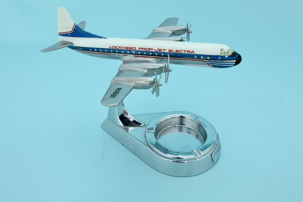 W Osgaard 1/125 Lockheed L-188 Electra Ashtray model for sale