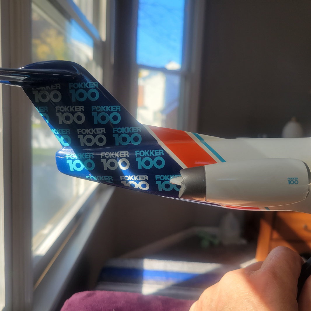 IMC 1/100 Fokker F-100 House colours model for sale