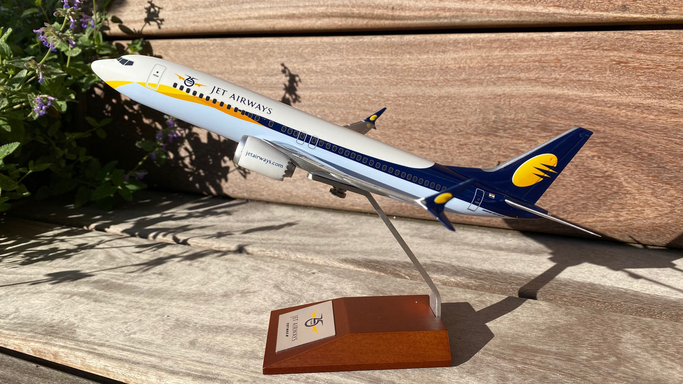 Pacific Miniatures Pacmin 1/144 Jet Airways Boeing 737 Max 8