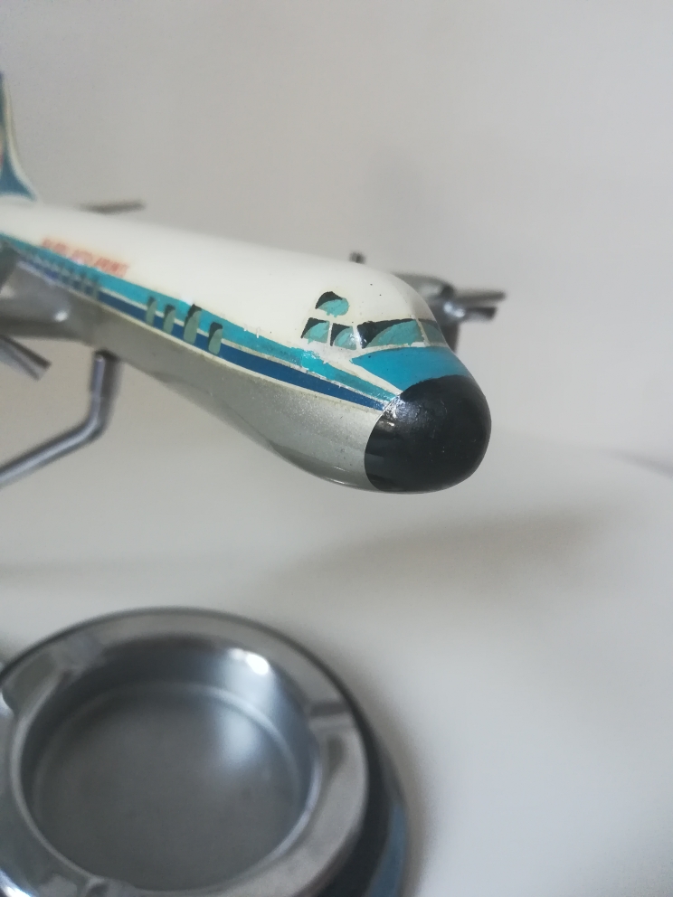 W. Osgaard KLM Lockheed L-188 Electra Ashtray model