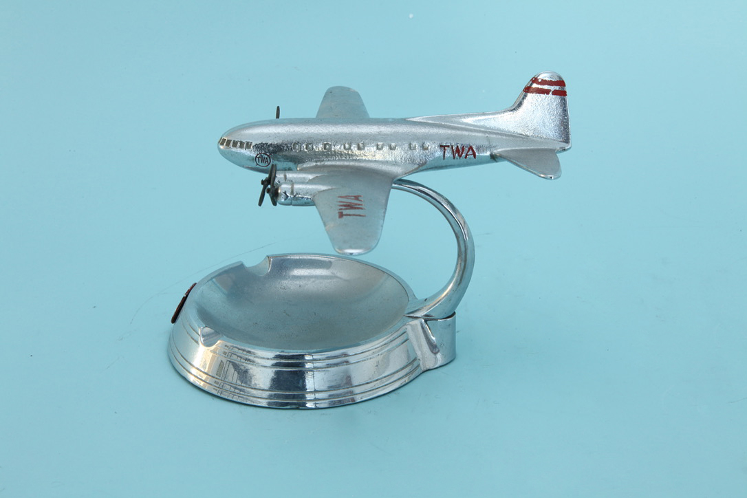 Victor Pastushin TWA Boeing 307 Ashtray model for sale