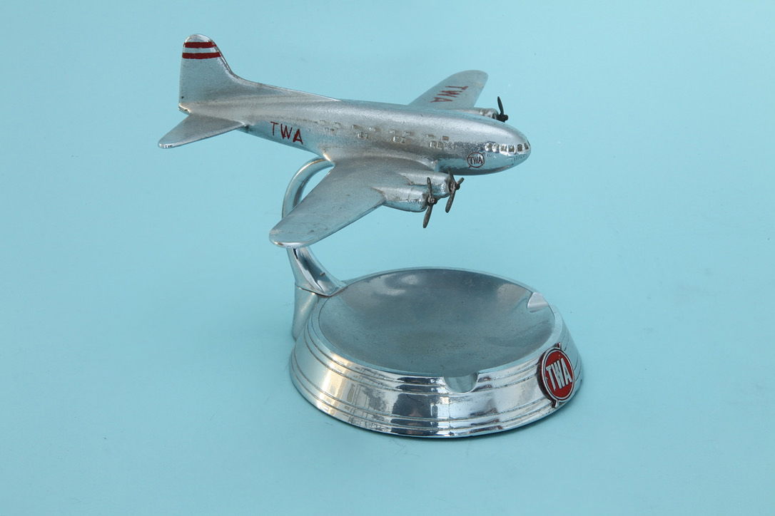 Victor Pastushin TWA Boeing 307 Ashtray model for sale