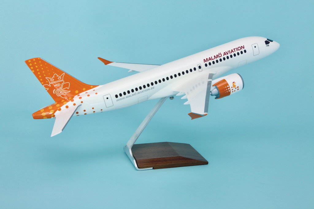 Pacmin 1/50 Malm Aviation Bombardier CS100 model for sale