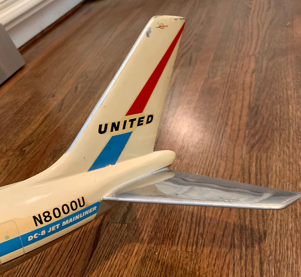 Douglas Factory Model DFM 1/50 United Airlines Douglas DC-8