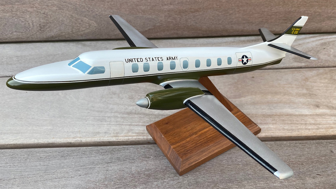 Micro West Inc 1/32 US Army Fairchild Swearingen C-26 Metroliner