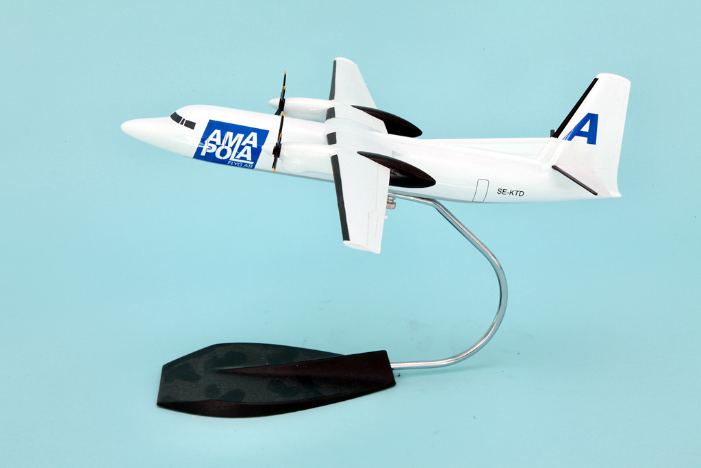 Lupa 1/72 Amapola Sweden Fokker F50 model for sale