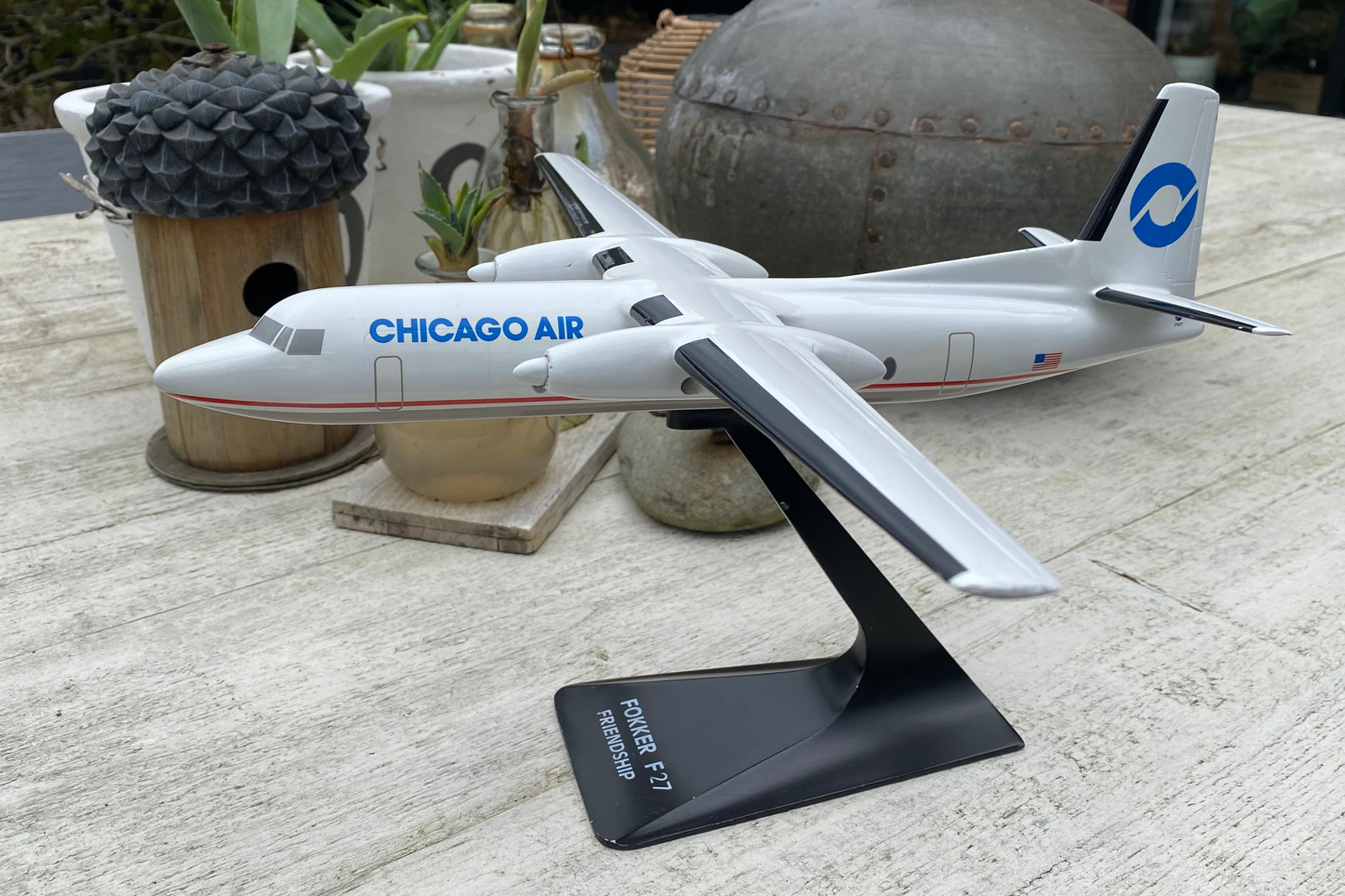 IMC 1/72 Chicago Air Fokker F-27 Friendship model for sale