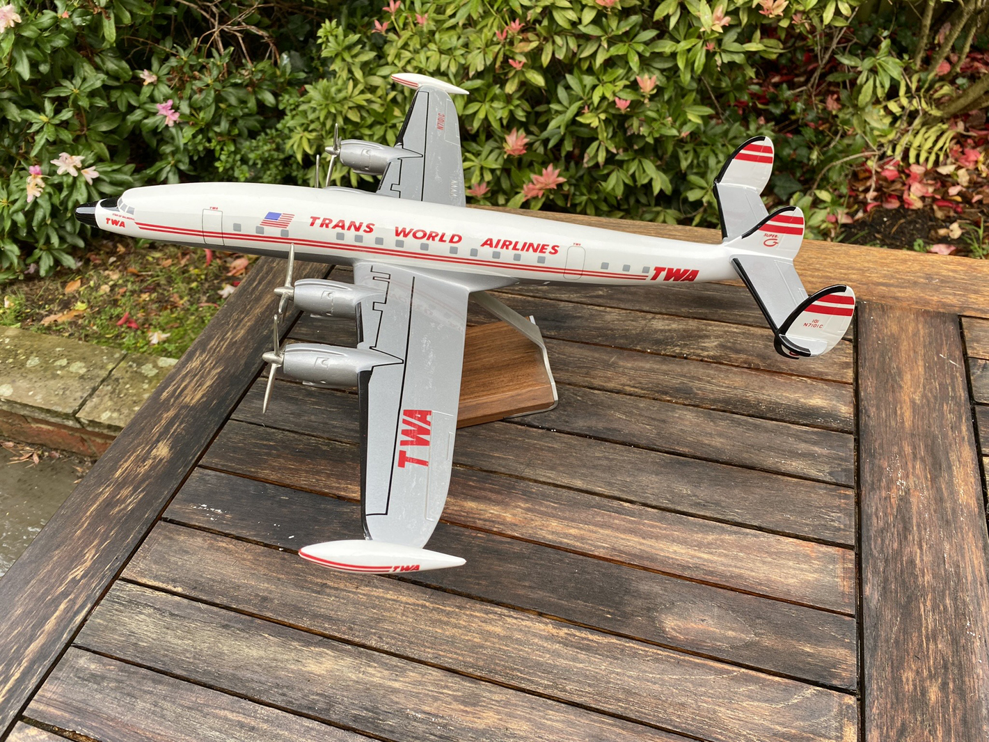 Atlantic Models 1/72 TWA Lockheed Constellation model for sale