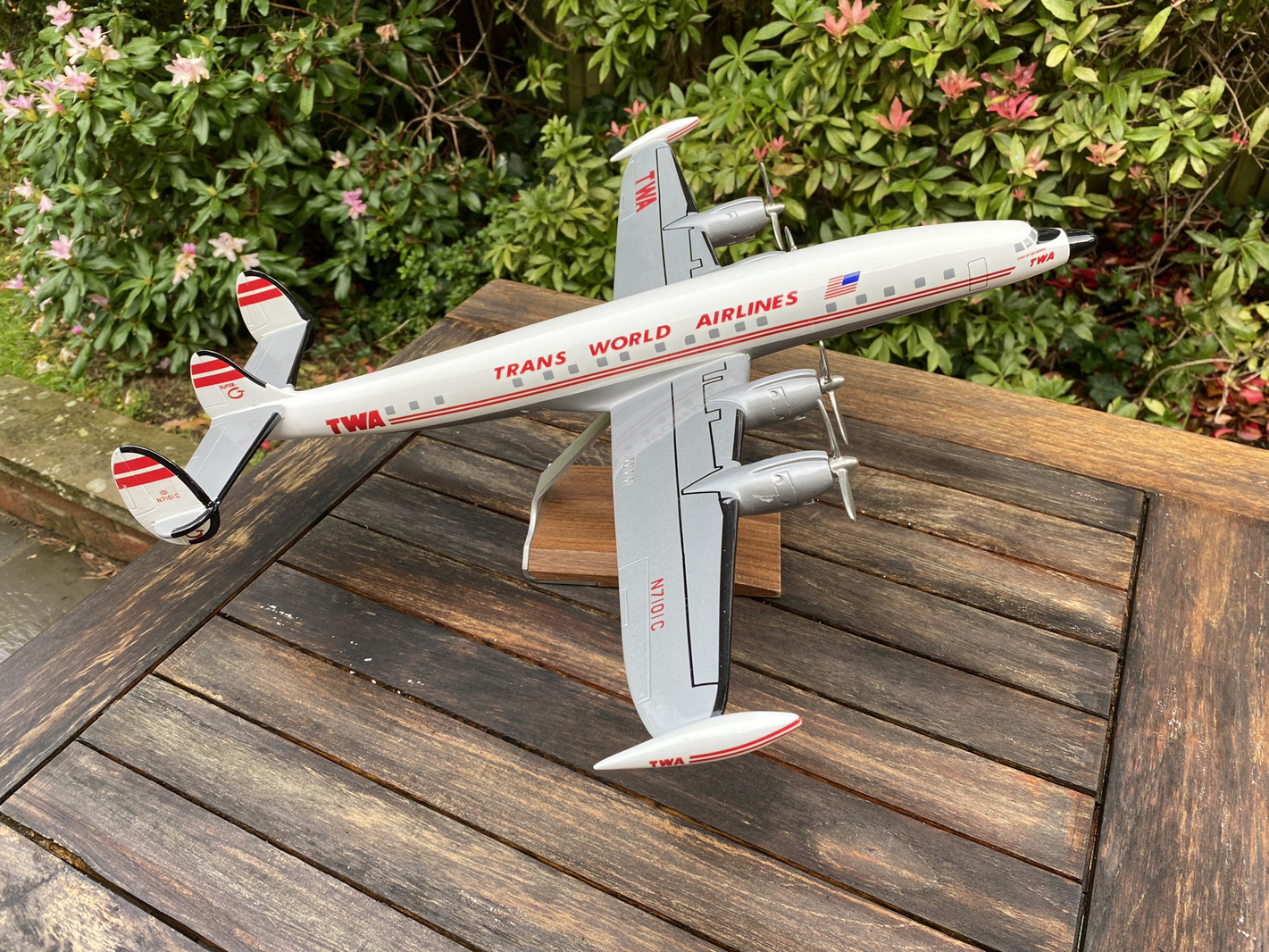 Atlantic Models 1/72 TWA Lockheed Constellation model for sale