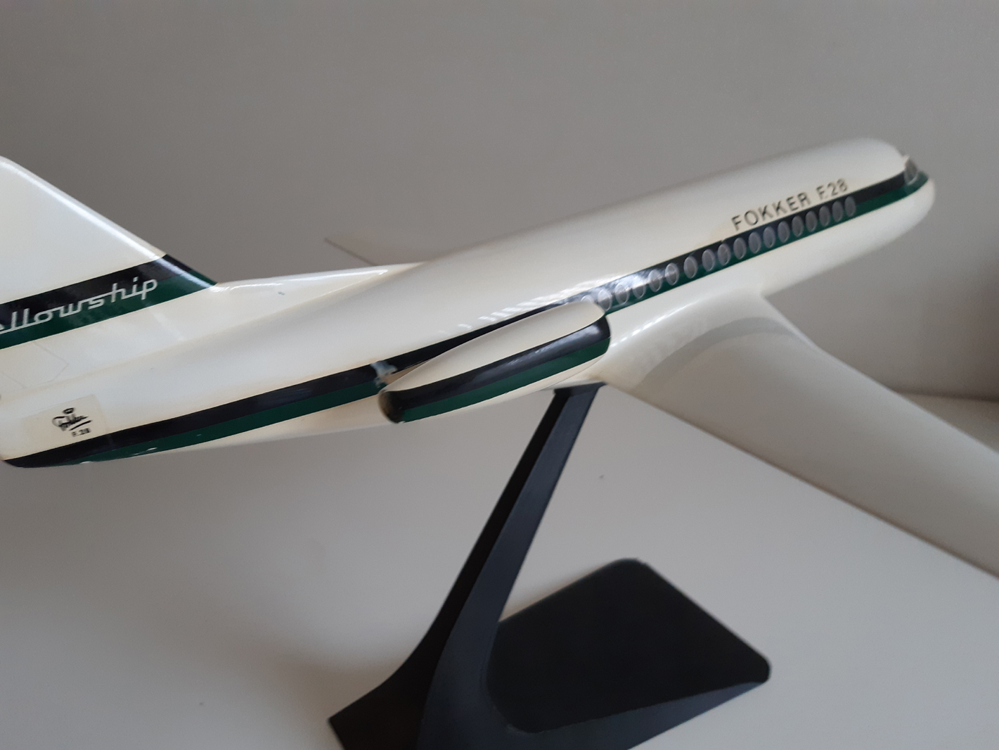 Early Verkuyl 1/72 Fokker F-28 model for sale