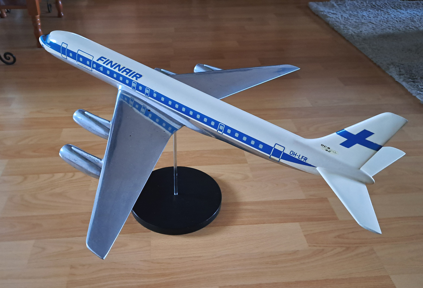 Douglas Factory Model DFM 1/72 Finnair Douglas DC-8 model for sale