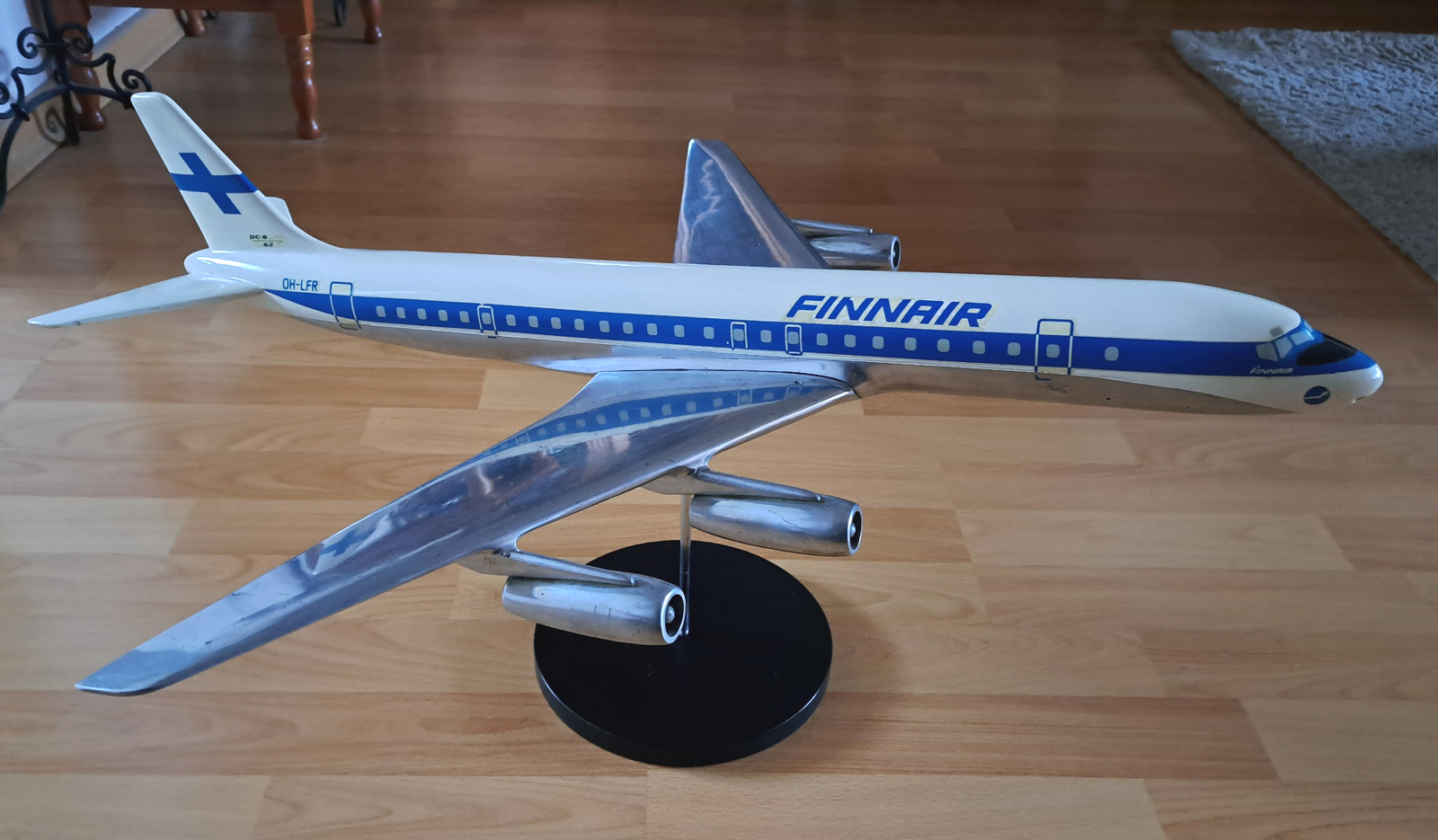 Douglas Factory Model DFM 1/72 Finnair Douglas DC-8 model for sale