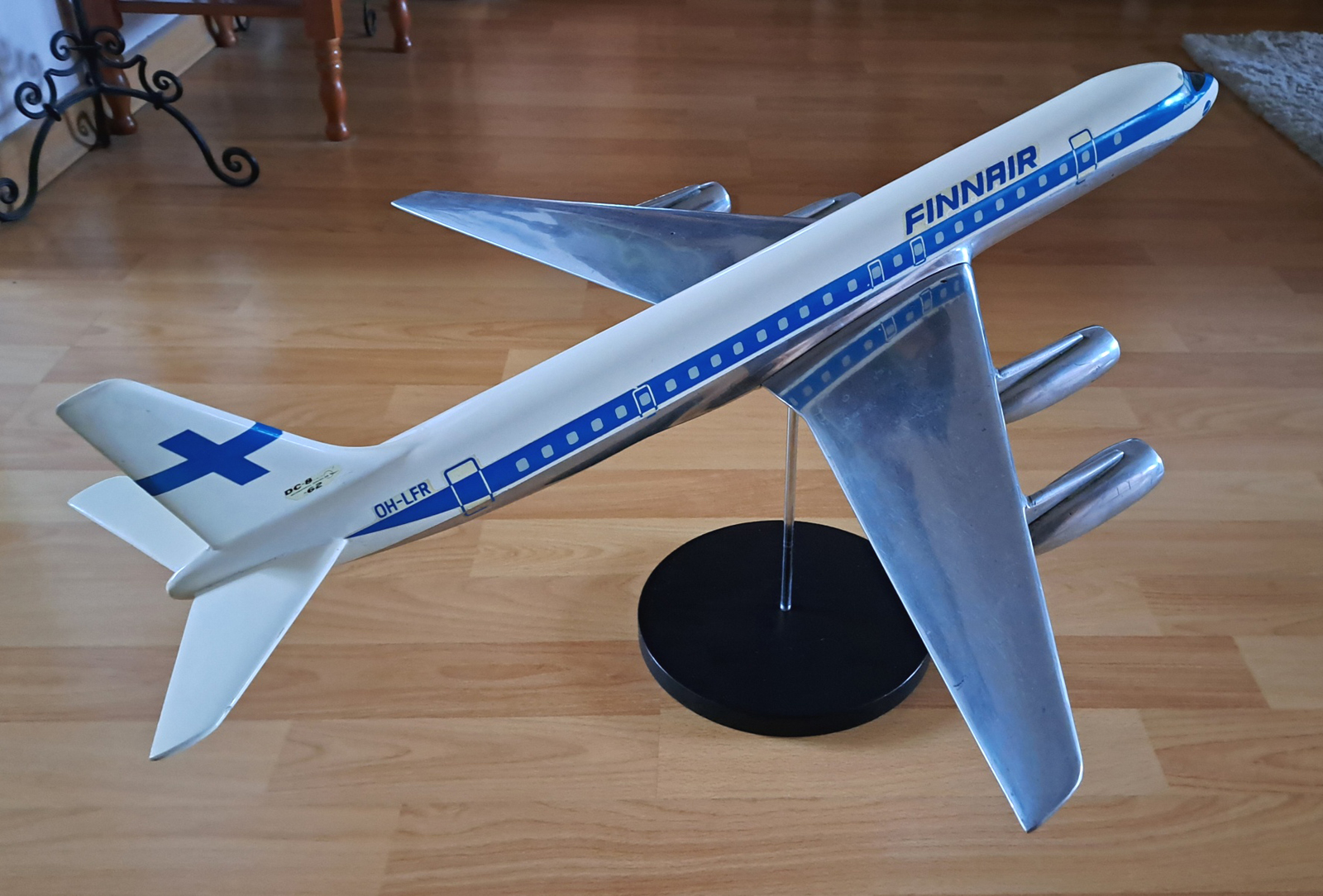 Douglas Factory Model DFM 1/72 Finnair Douglas DC-8 model for sale