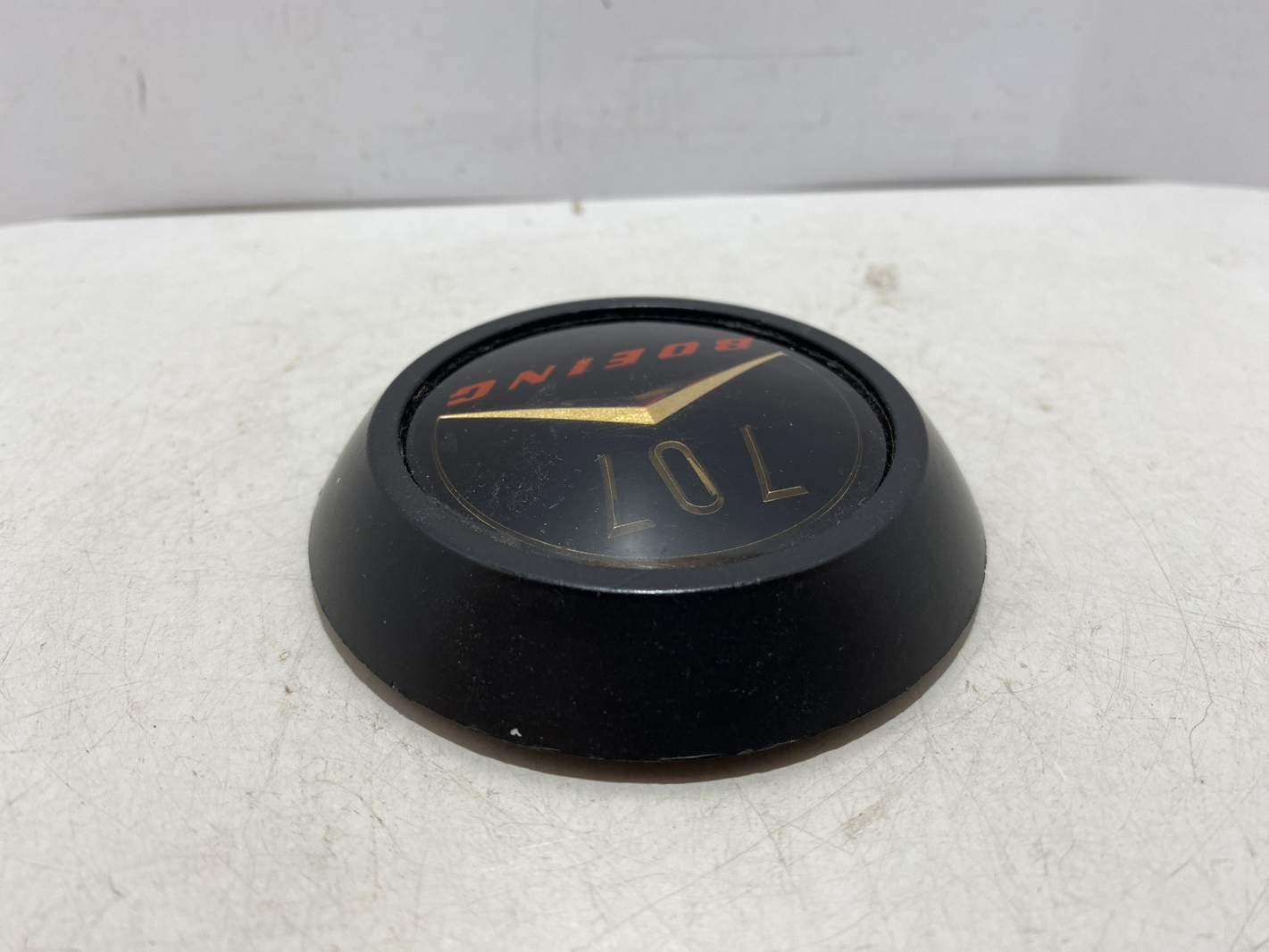 Original Boeing 707 Control Column Yolk Badge for sale