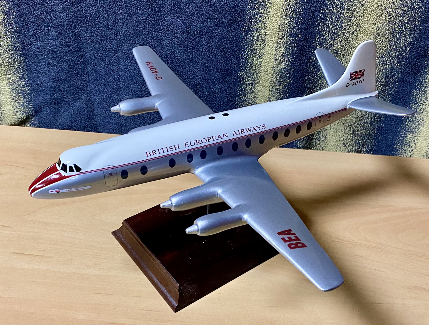 1/72 British European Airways Vicker Viscount model for sale