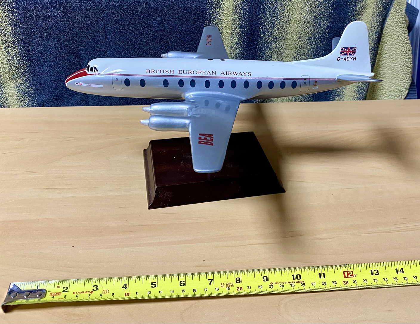 1/72 British European Airways Vicker Viscount model for sale