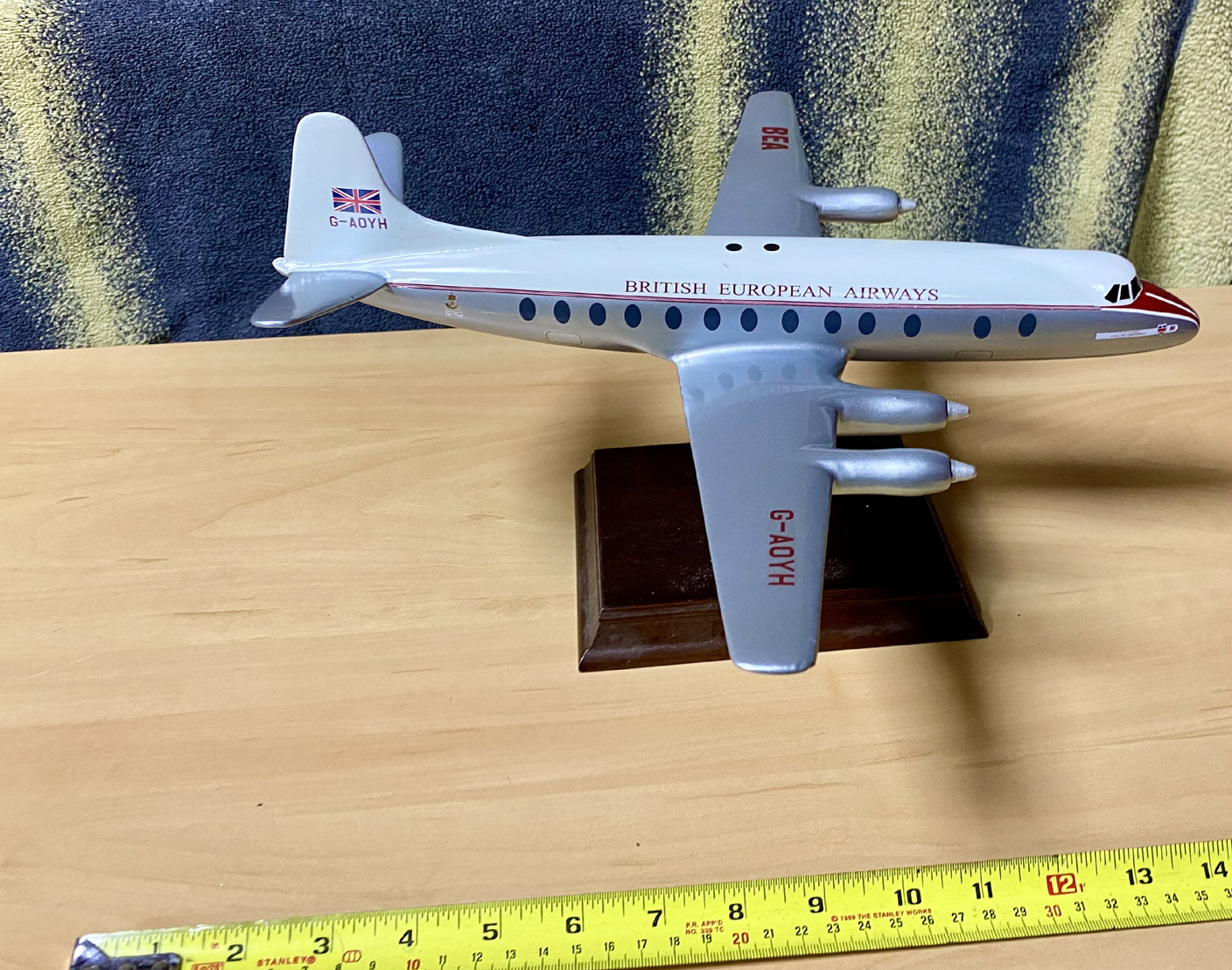 1/72 British European Airways Vicker Viscount model for sale