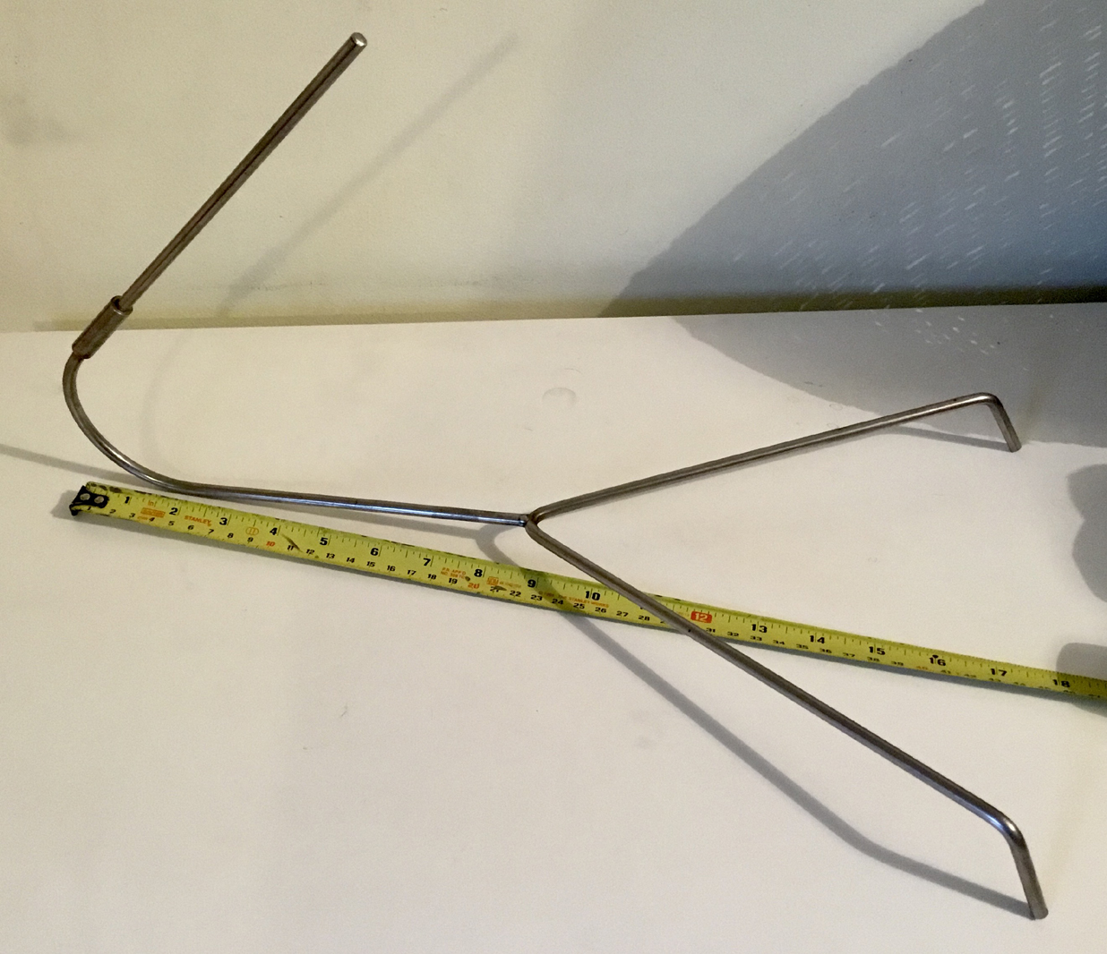 Stainless Steel Fermo Style Repro Model Stand, DC-8 Boeing 747, Caravelle