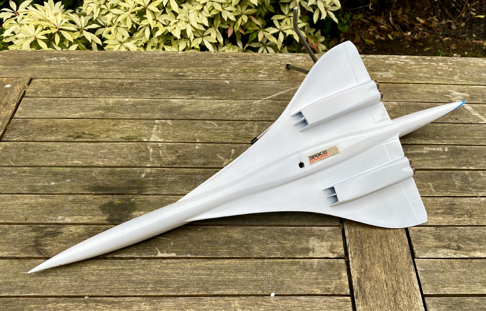 Refinished  Space Models 1/100 Iran Air Concorde model for sale