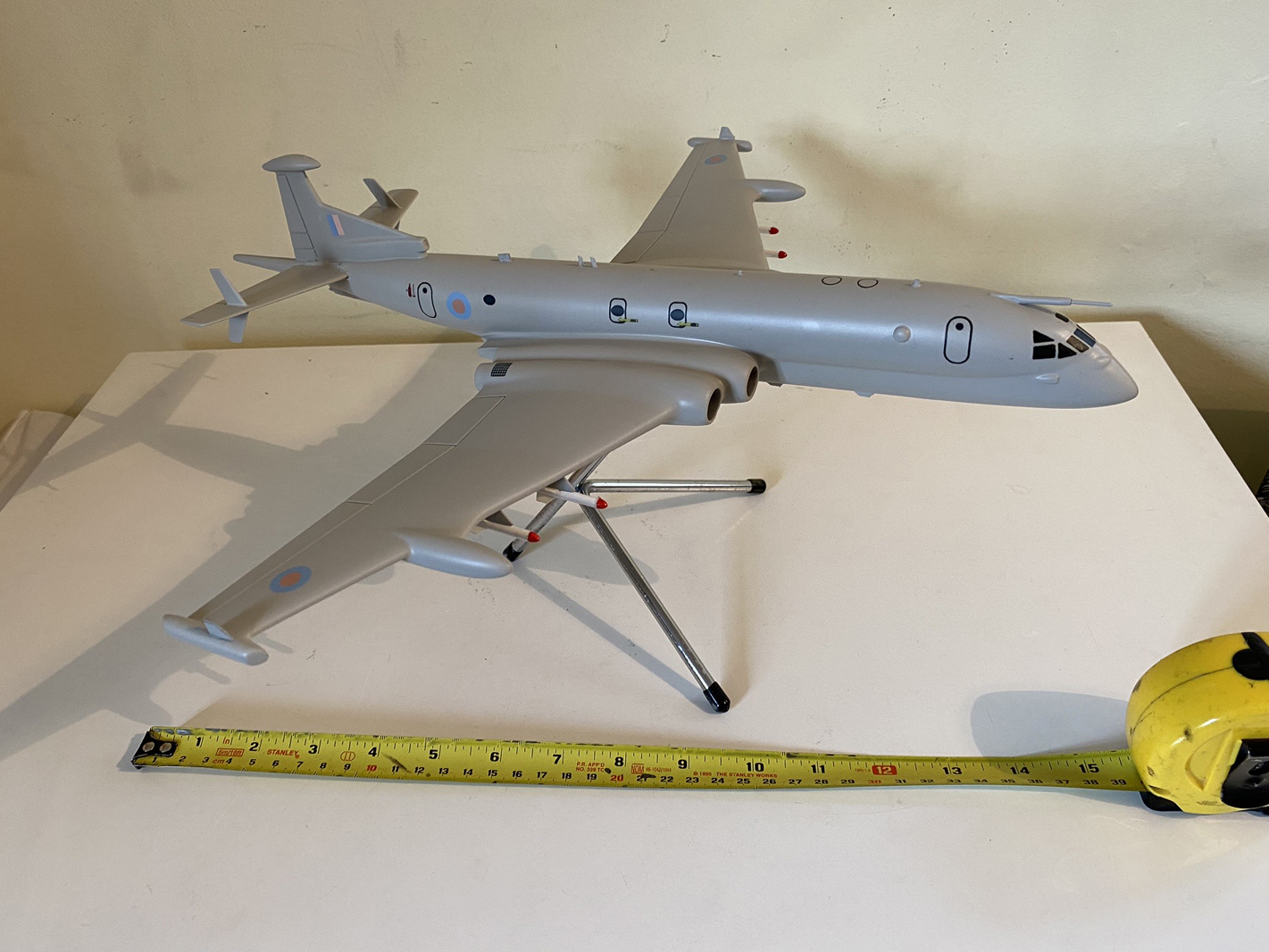 Refinished 1/100 BAe Nimrod MR4 model for sale