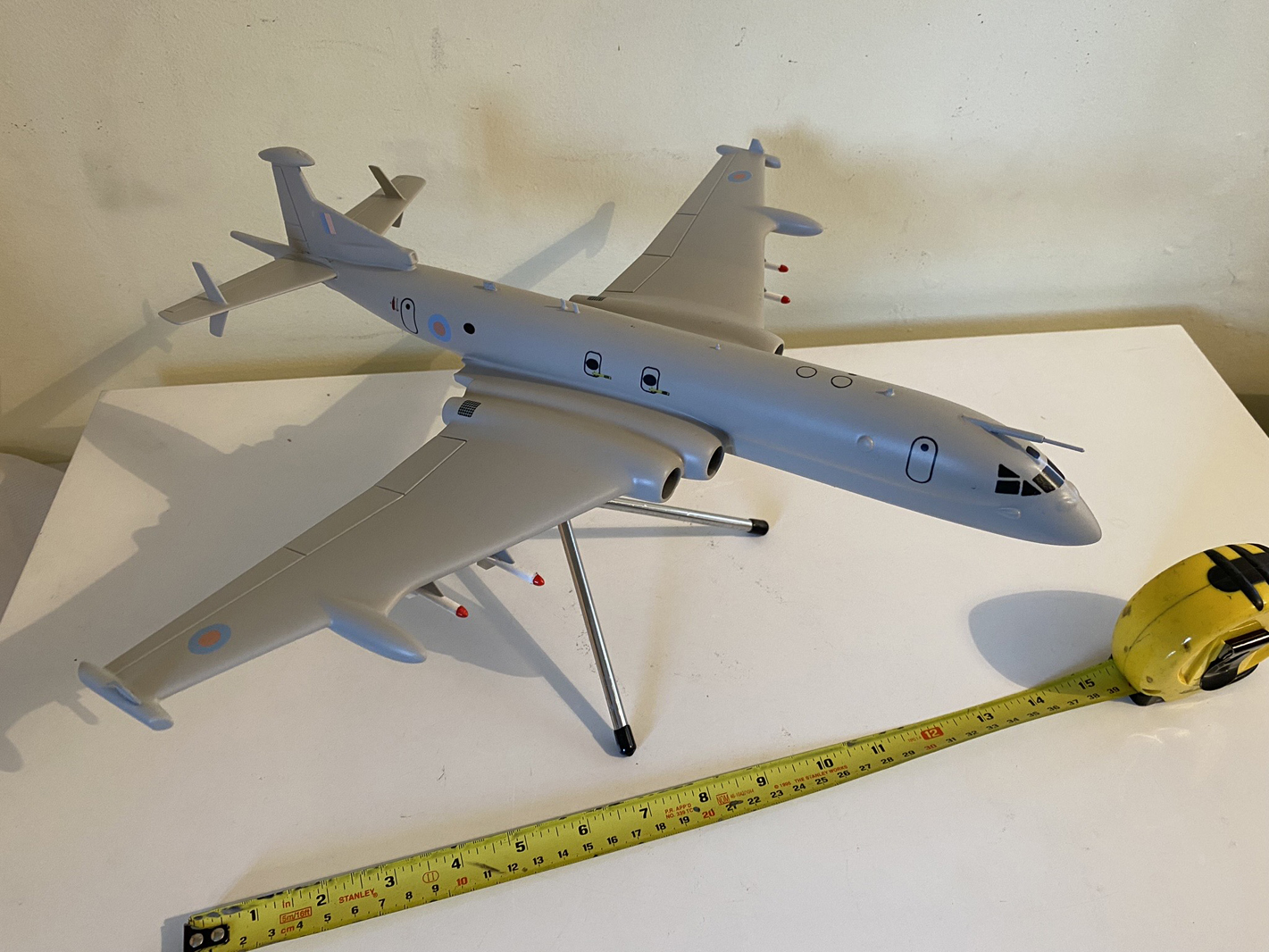 Refinished 1/100 BAe Nimrod MR4 model for sale