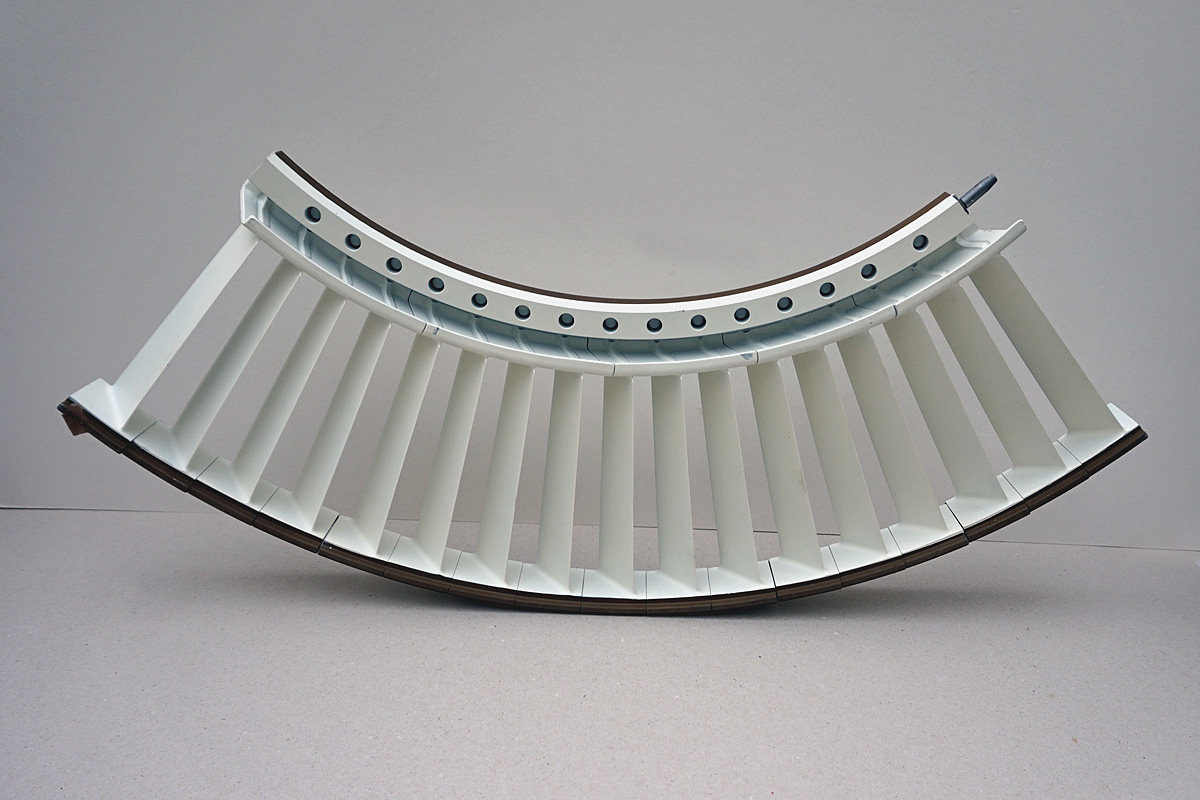 Section of Stator Vane Assembly from Jet Engine