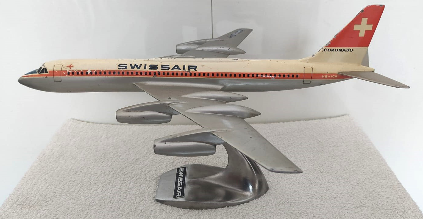 1/100 Swissair Convair CV-990 Coronado model for sale