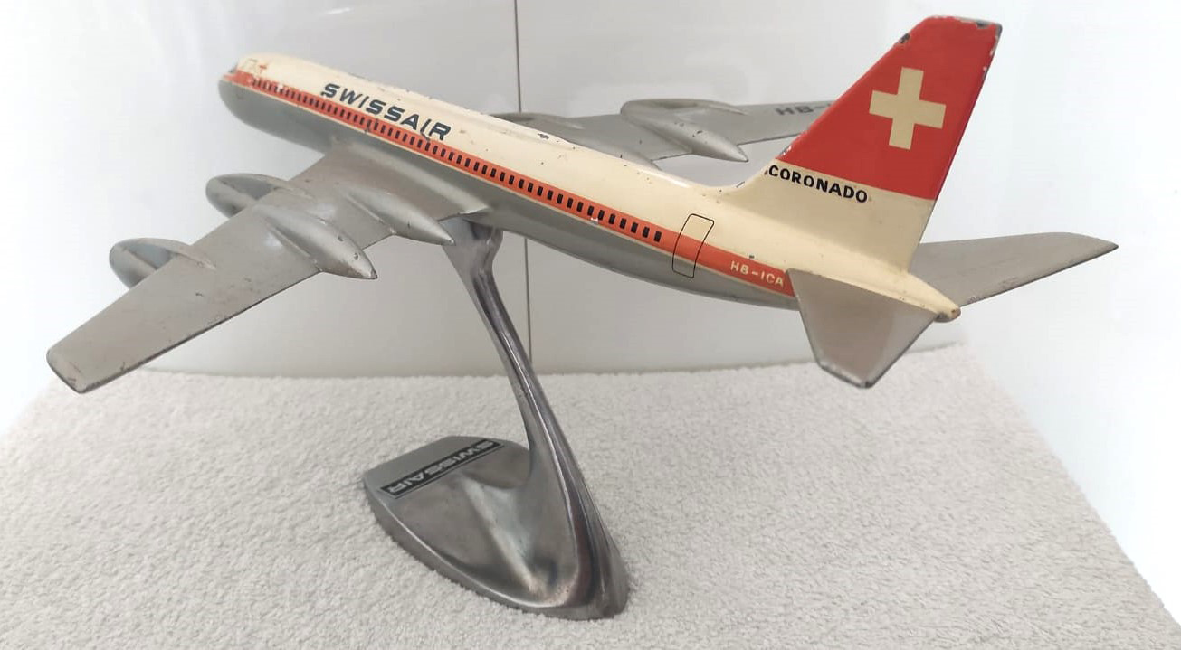 1/100 Swissair Convair CV-990 Coronado model for sale