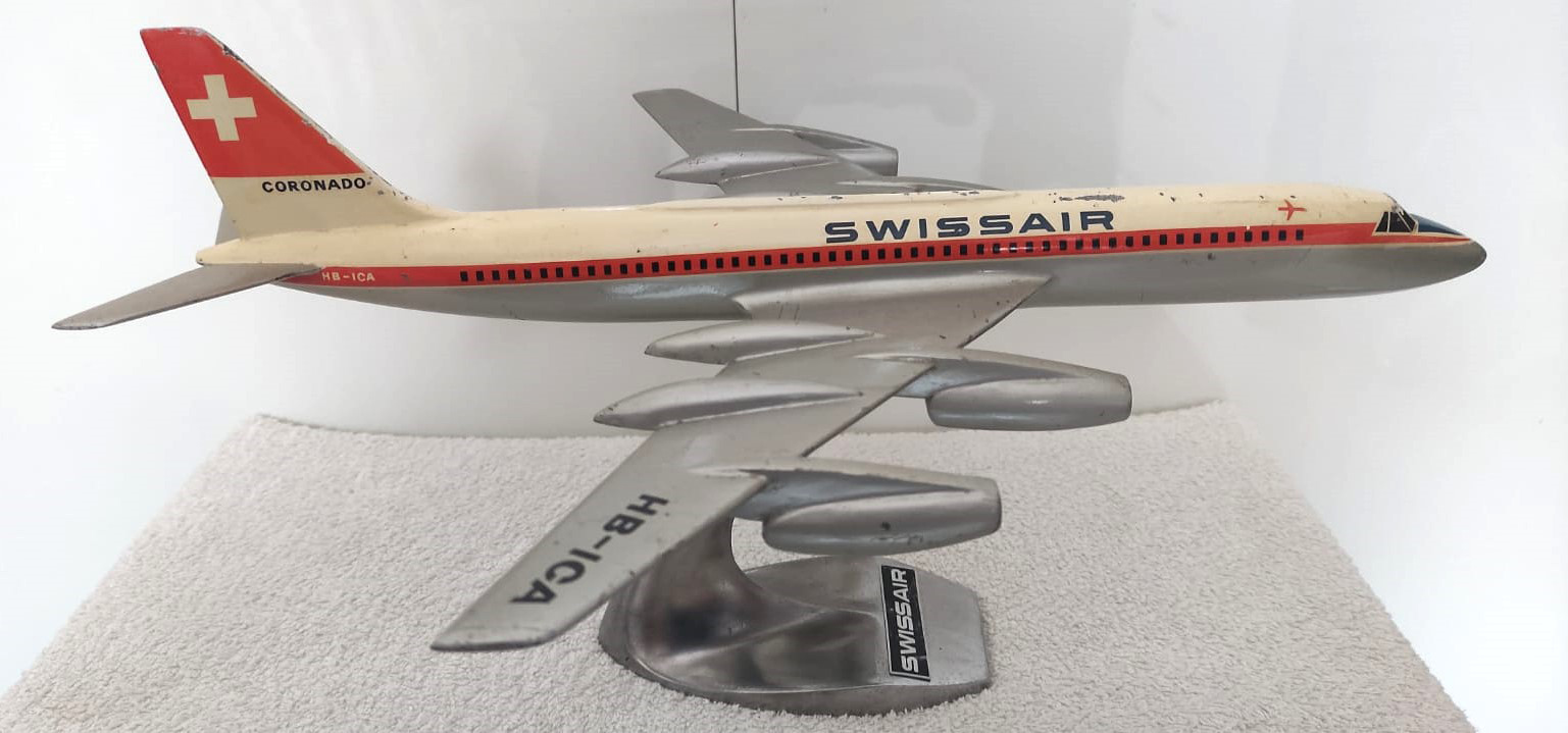 1/100 Swissair Convair CV-990 Coronado model for sale