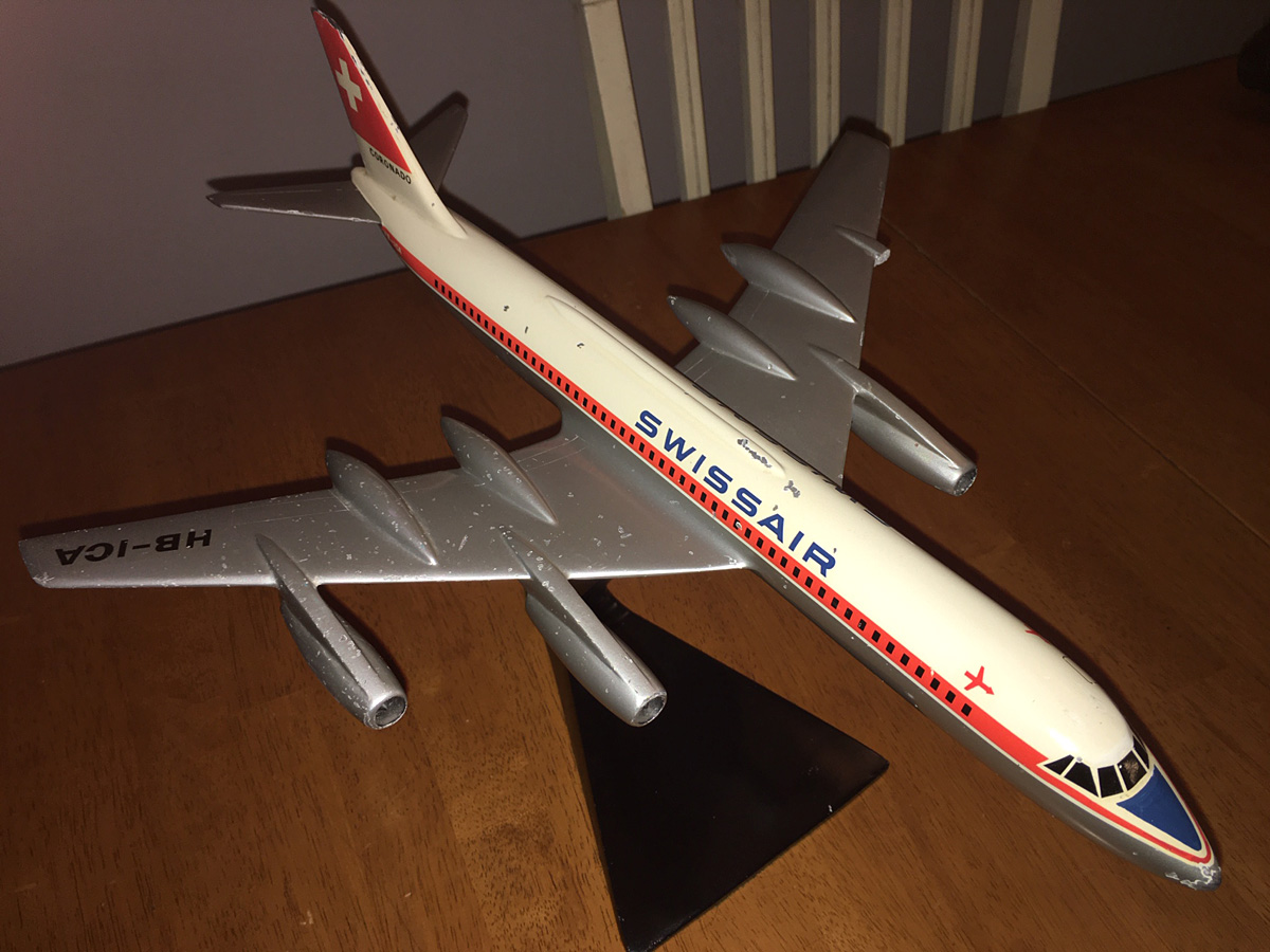 Raise Up 1/100 Swissair Convair CV-990 Coronado